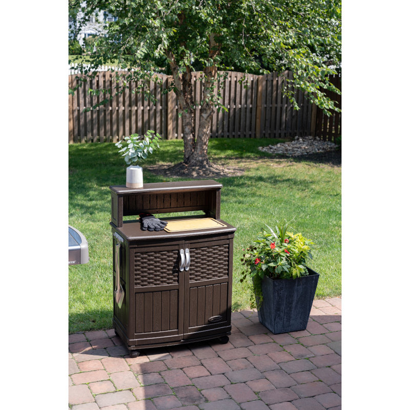 Suncast 47 Gallon Patio Storage and Prep Station & Reviews Wayfair